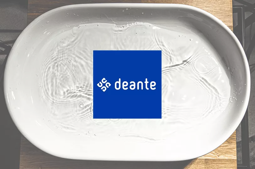 Wyposażenie łazienek Deante logo